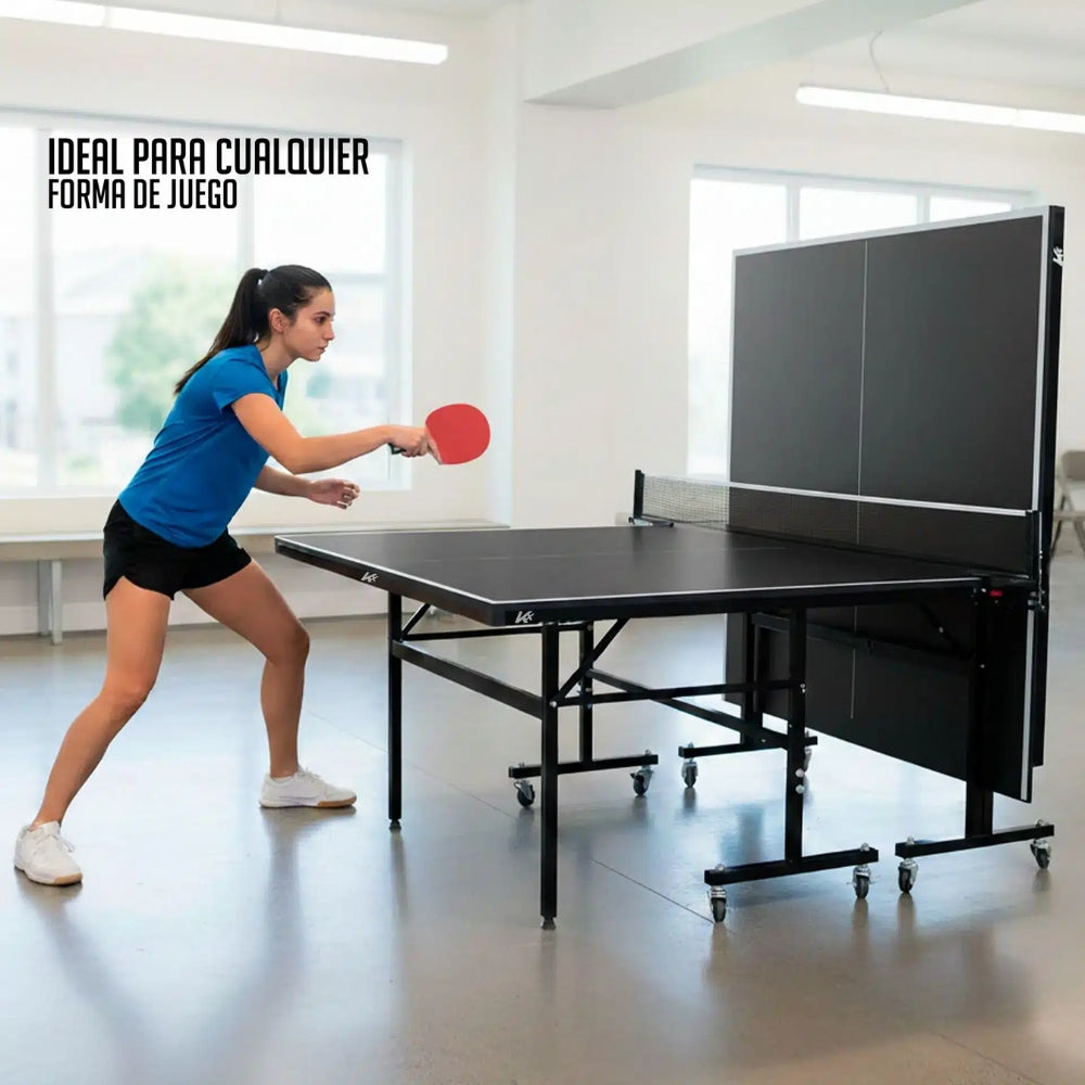 KX Mesa De Ping Pong Indoor 18mm Con Accesorios