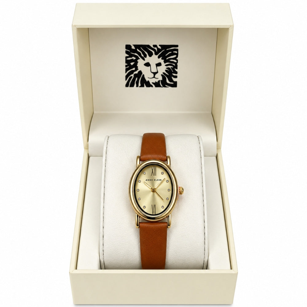 Anne Klein Reloj Para Damas Gold & Brown Classic