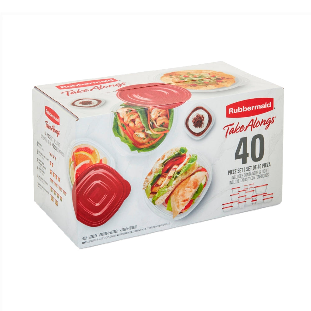 Rubbermaid Take Alongs Set De Envases 40 Piezas