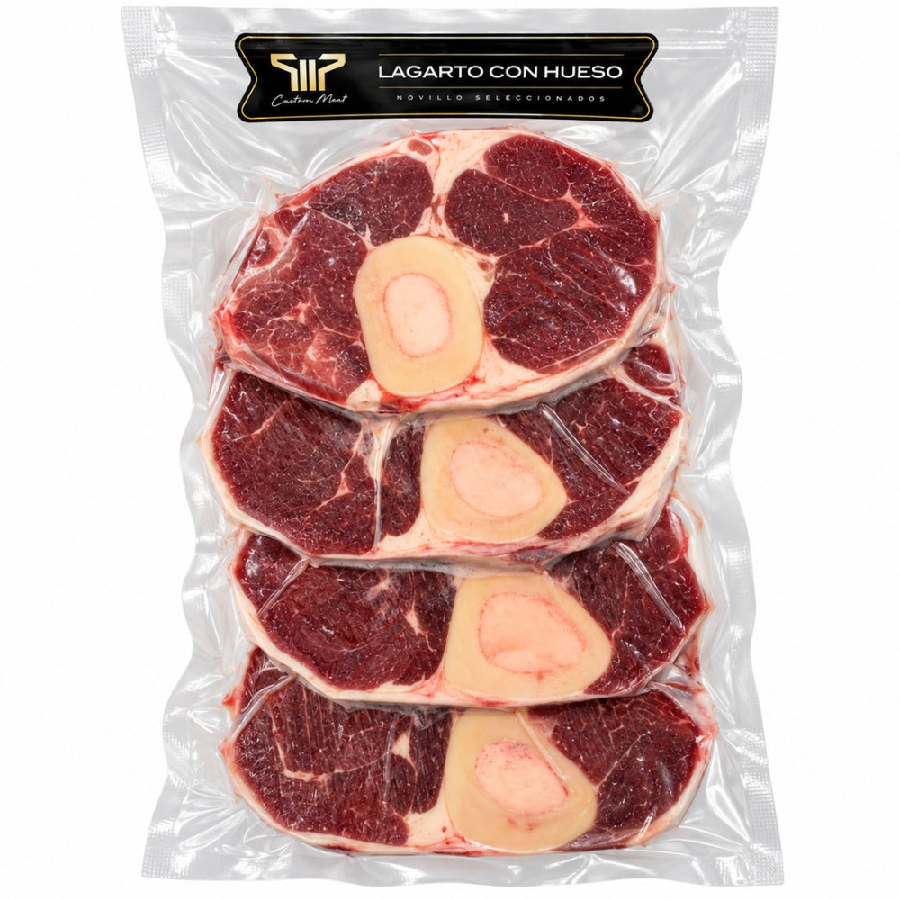 Lagarto con Hueso Custom Meat Novillo Seleccionado 1Kg Opciones Varias