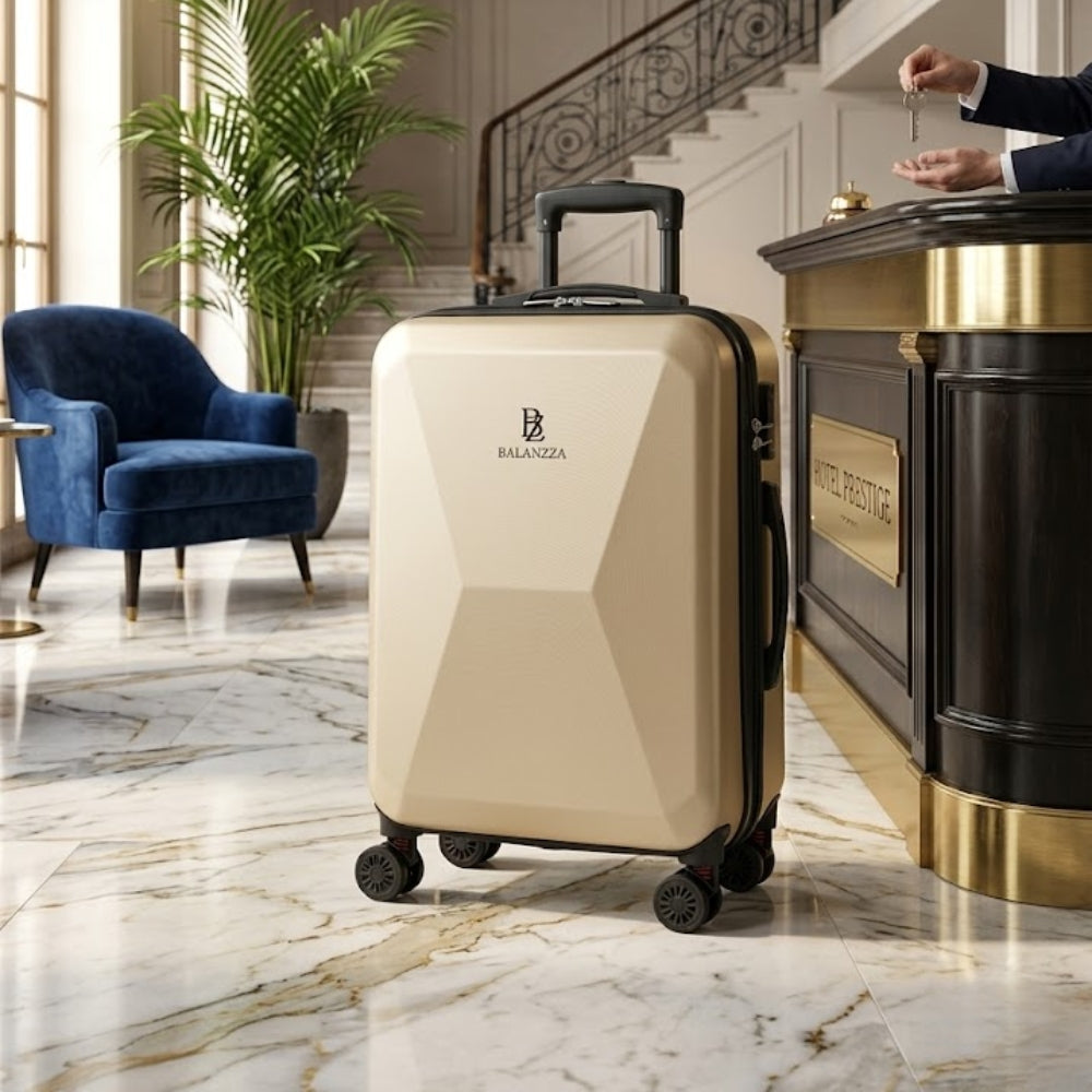 Ballanza Carry On Maleta Dura De Cabina Color Beige