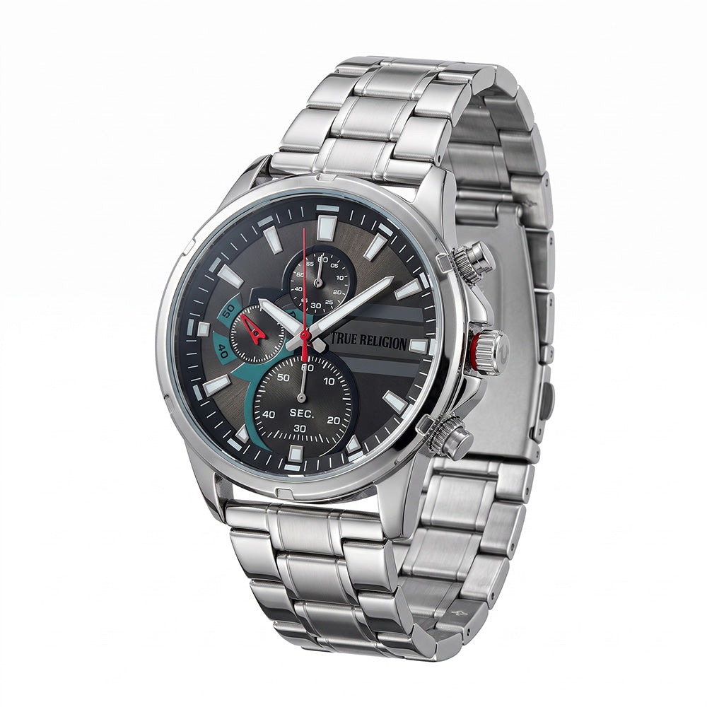 True Religion Reloj Para Caballeros Silver