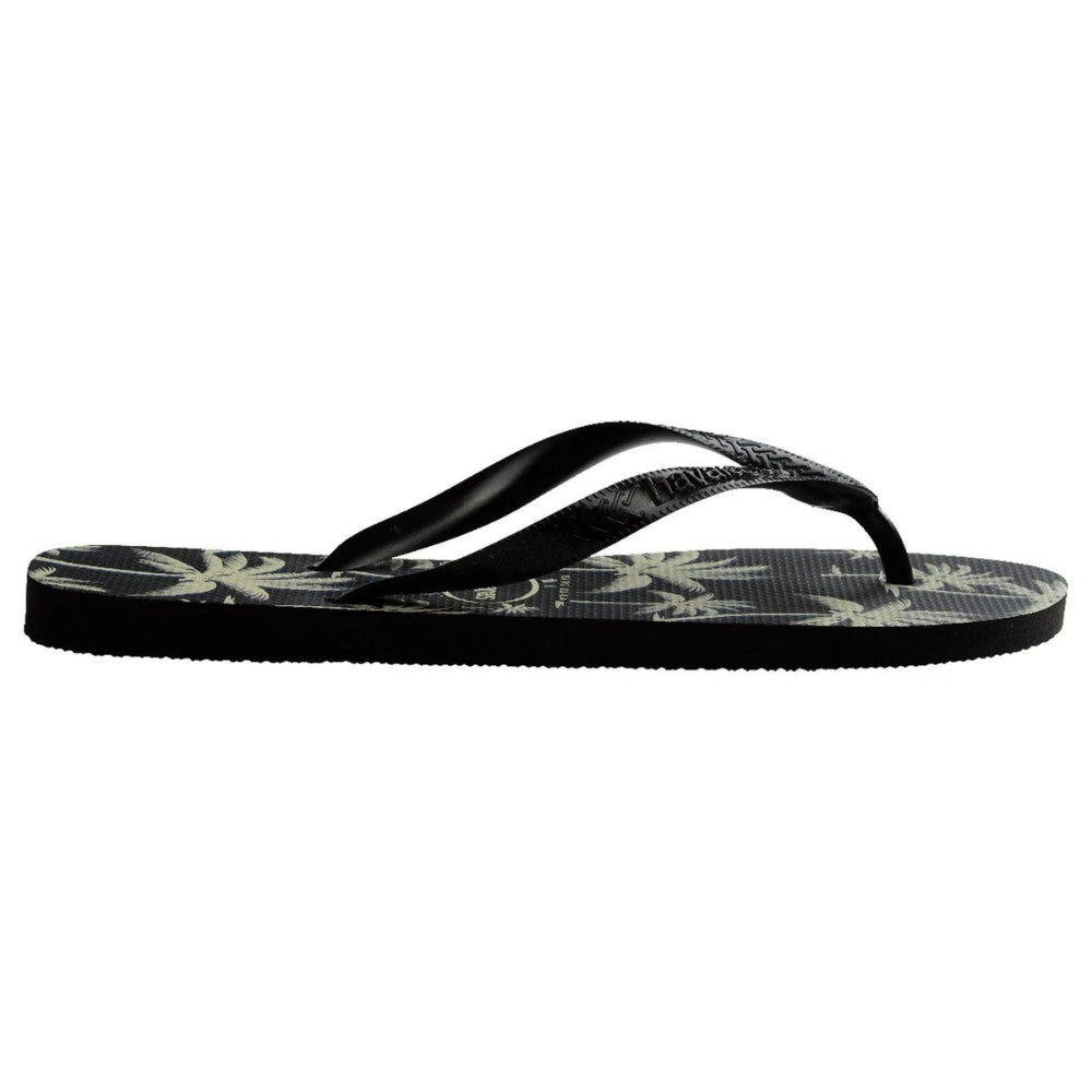 Havaianas Sandalias Aloha Black White