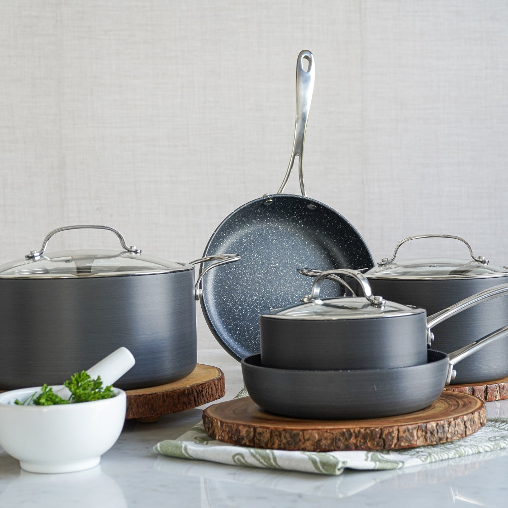 Magefesa Bateria de Ollas 8 Piezas Gourmet Anodizado