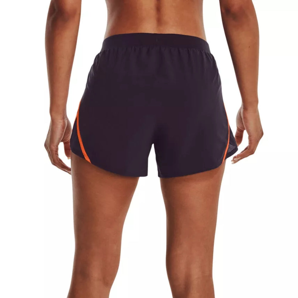 Under Armour Short Running Fly By 2.0 Para Damas Color Purple-Orange