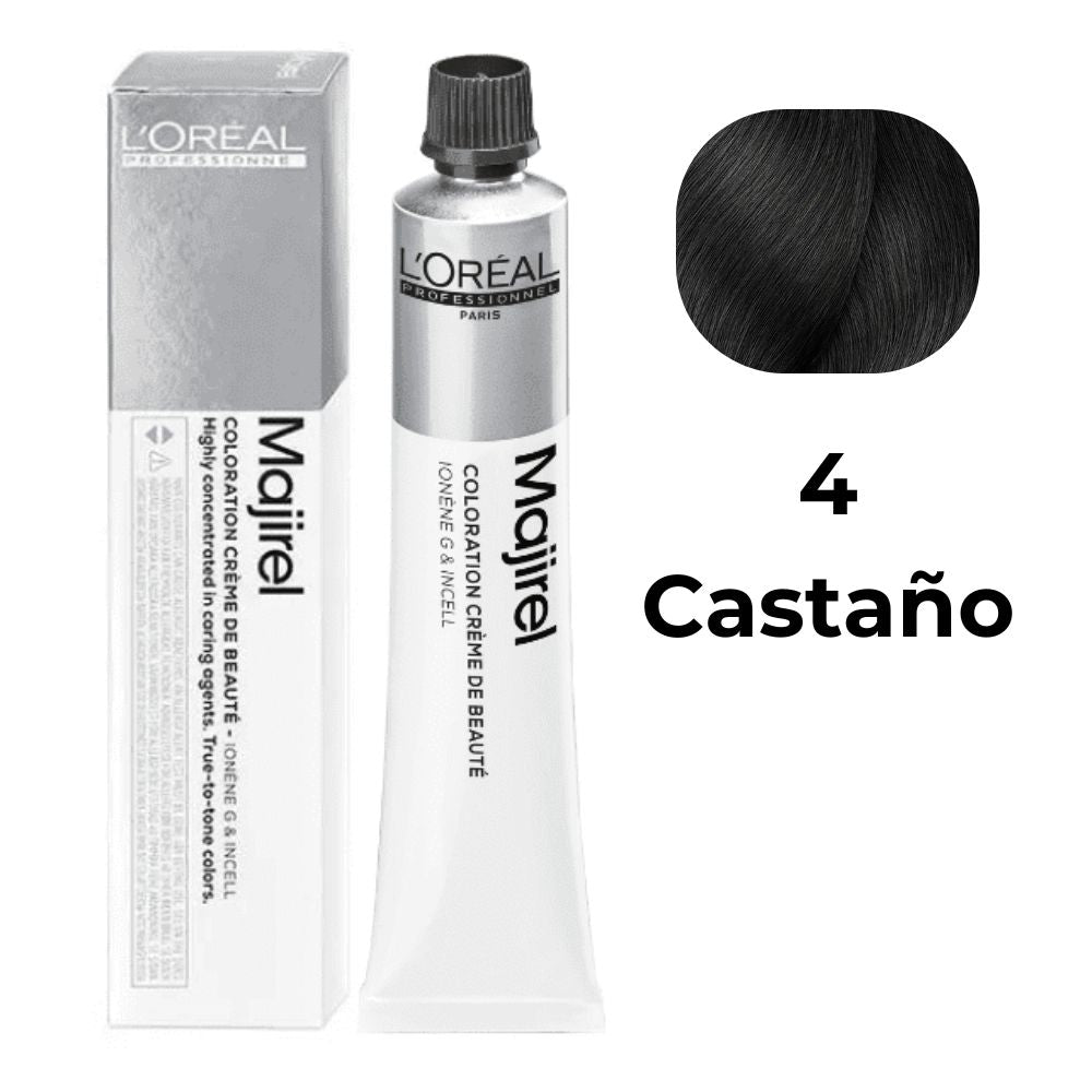 L'oreal Tinte Majirel 4 Castaño 50 ml