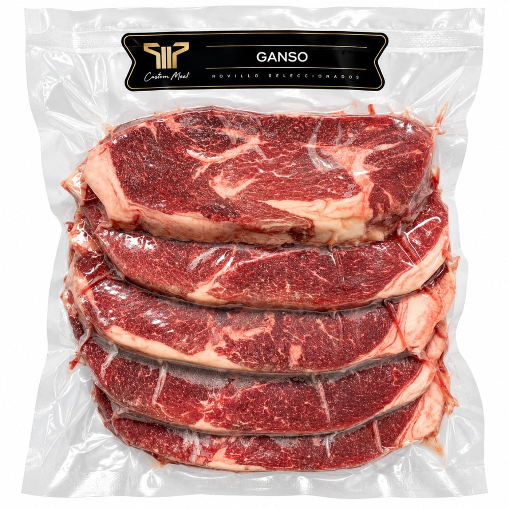 Bisteck de Ganso Custom Meat Novillo Seleccionado 1 KG Opciones Varias
