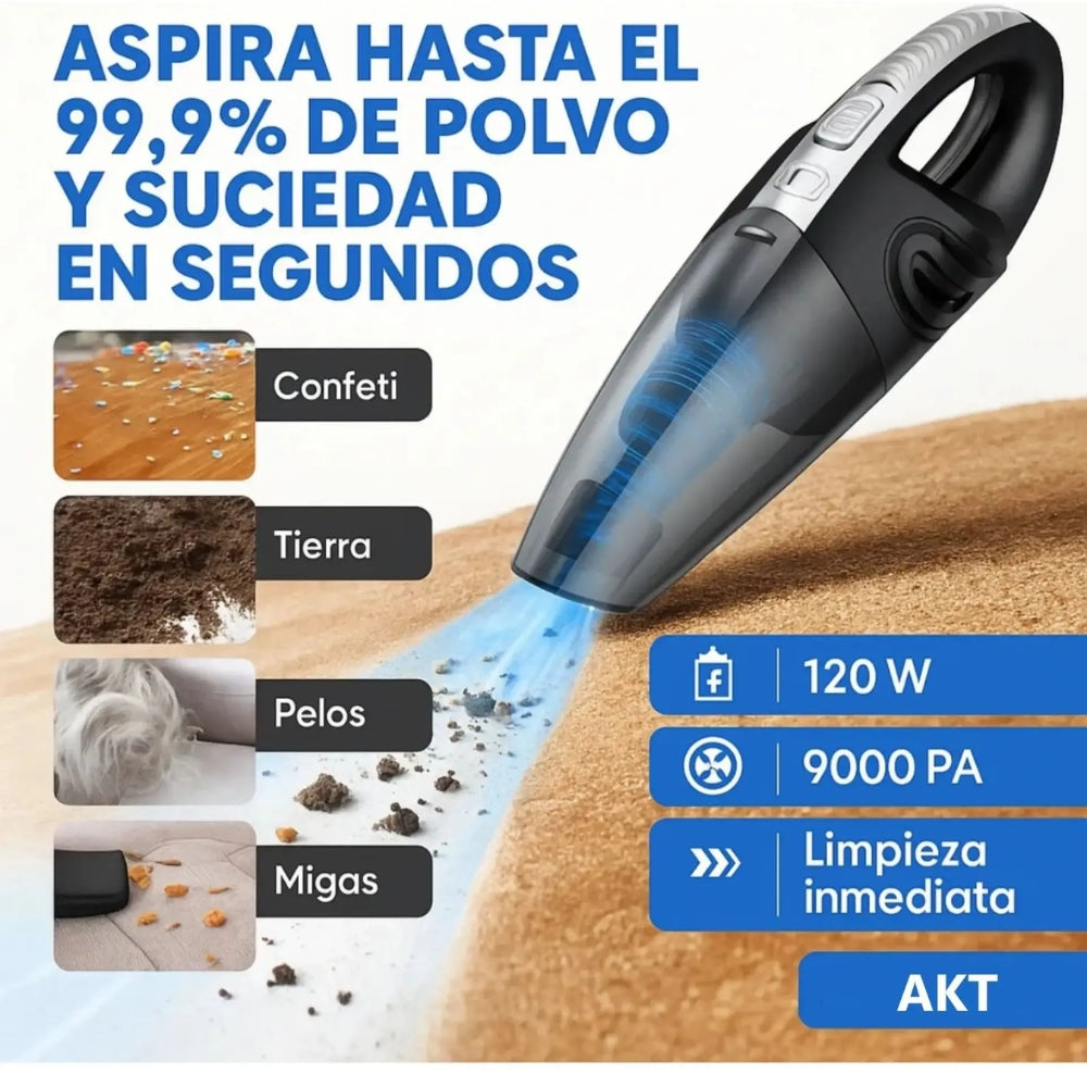 Aspiradora Inalambrica Portatil Recargable