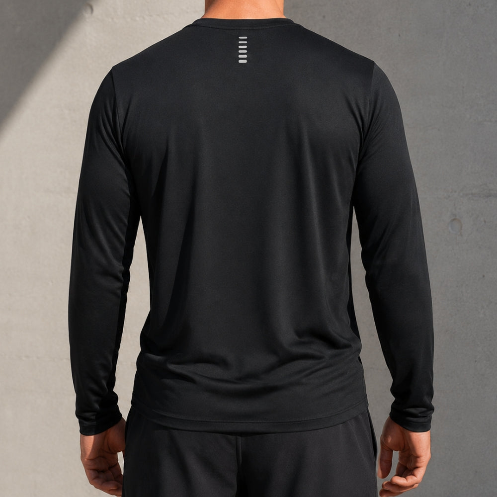 Under Armour Camiseta Running Reflectiva Para Caballeros Color Black