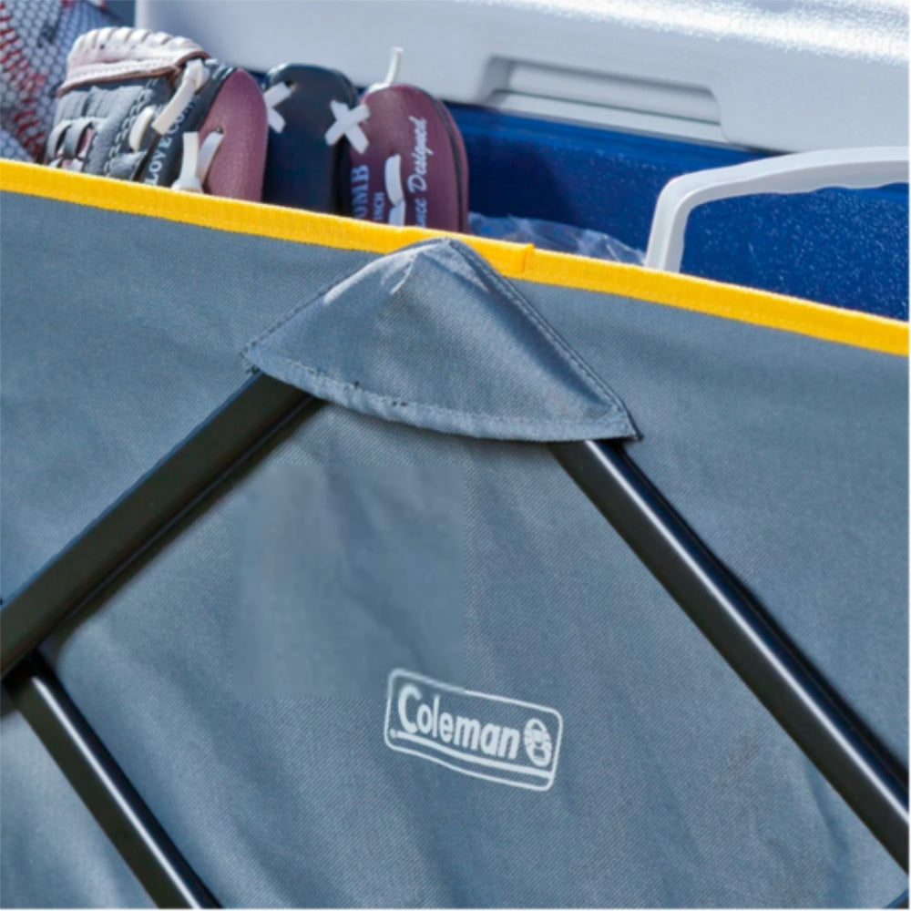 Coleman Carrito Playero Cuatro Ruedas Gris-Amarillo Farro Transportador