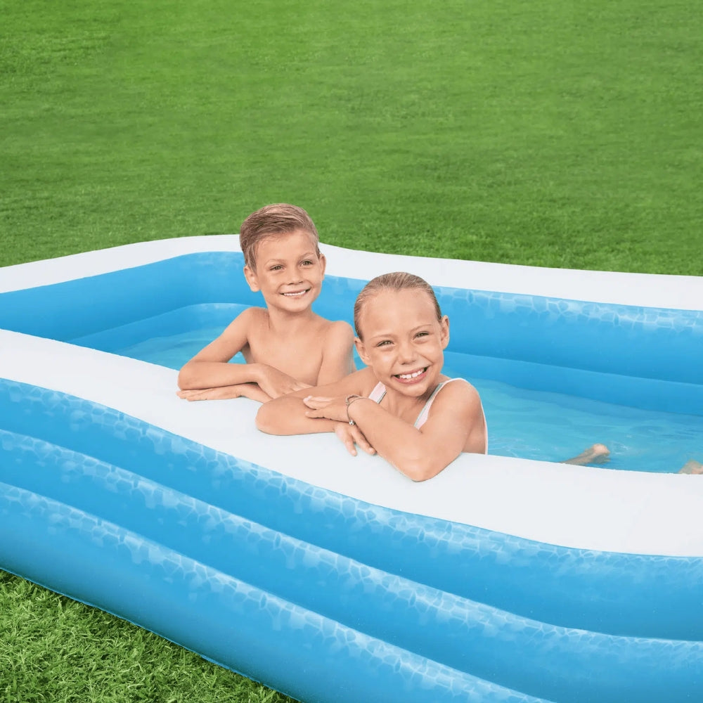 Bestway Piscina Inflable Rectangular Familiar Pool 3.05m X 1.83m X 56cm