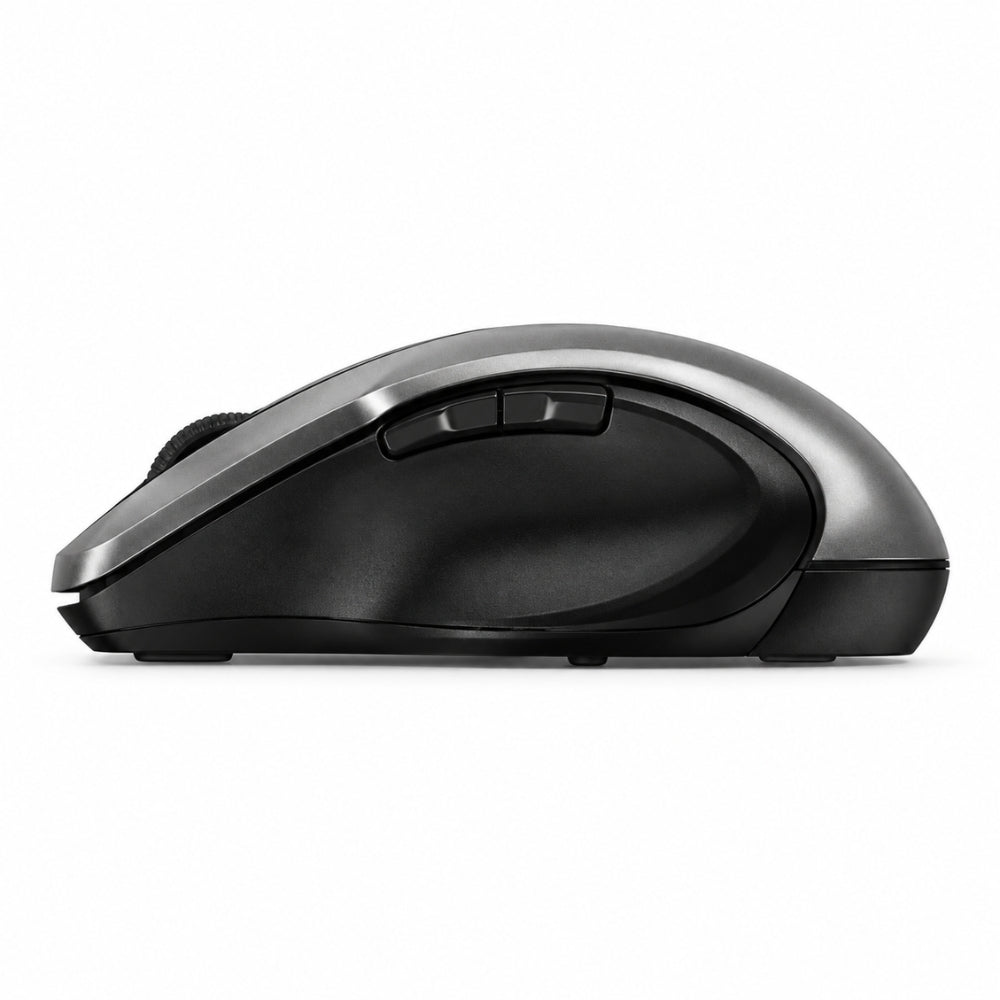 Genius Mouse Inalámbrico Ergo 8200S Óptico 1200 DPI 2.4 GHz – 5 Botones Color Plata