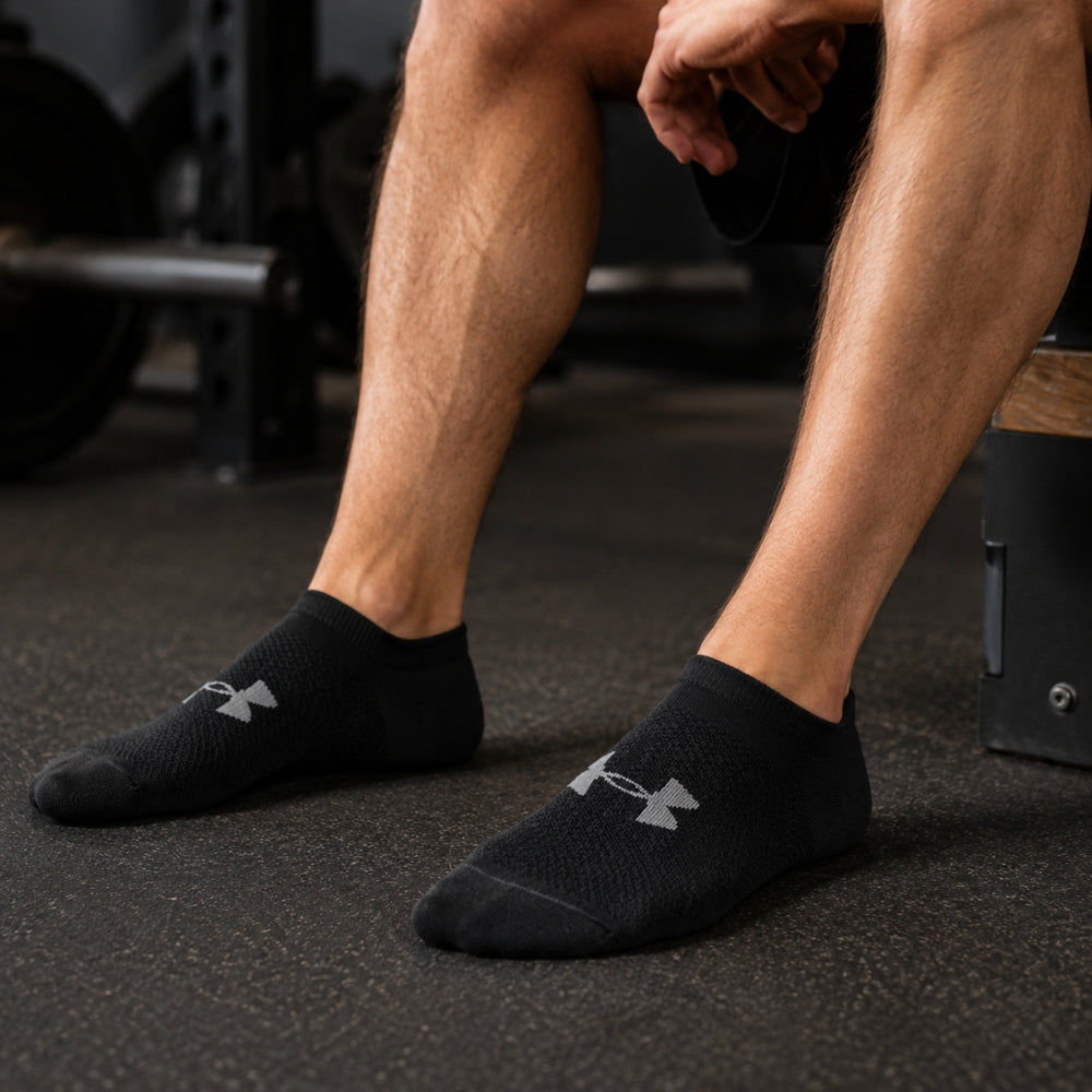 Under Armour Medias Invisibles Deportivas 3 Pack Color Negro
