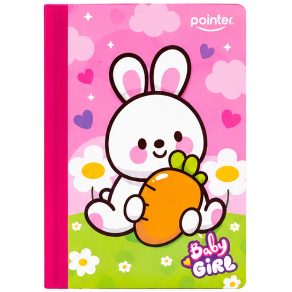 Pointer Libreta Empastada Doble Linea Niñas 100 hojas Opciones Varias