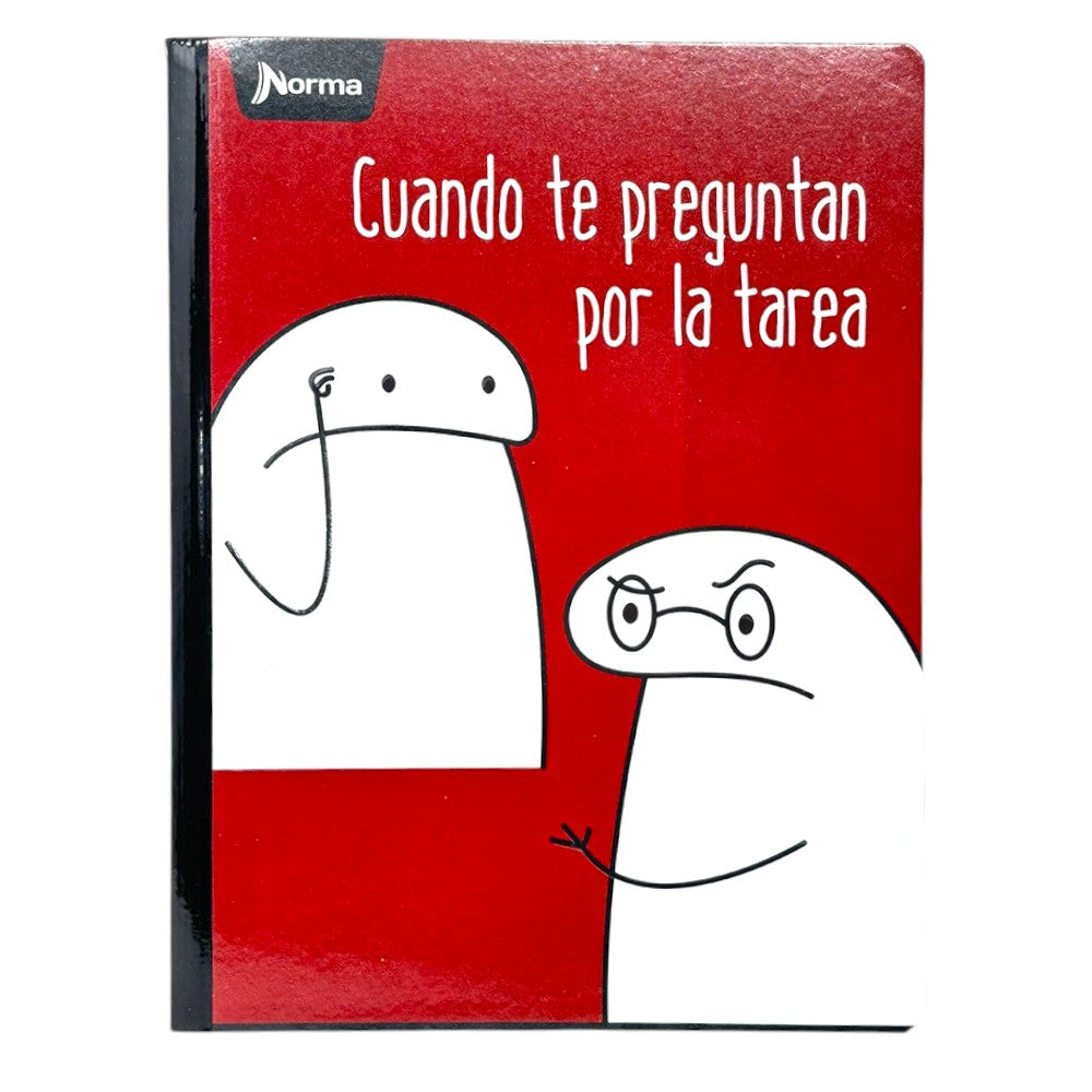 Noma Cuaderno Memes Una Linea 100 Hojas Con Stickers Diseños Surtidos