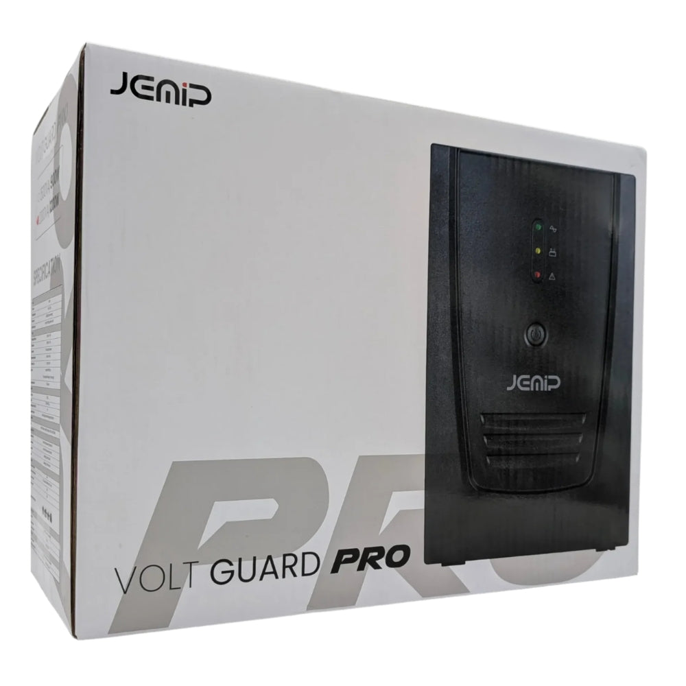 Jemip UPS Volt Guard Pro 900W 10 Tomas Color Negro