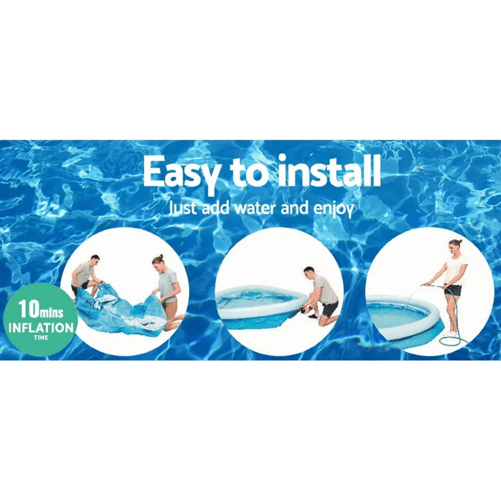 Bestway Piscina Inflable Redonda Pool Fast Set 3.05m X 66cm