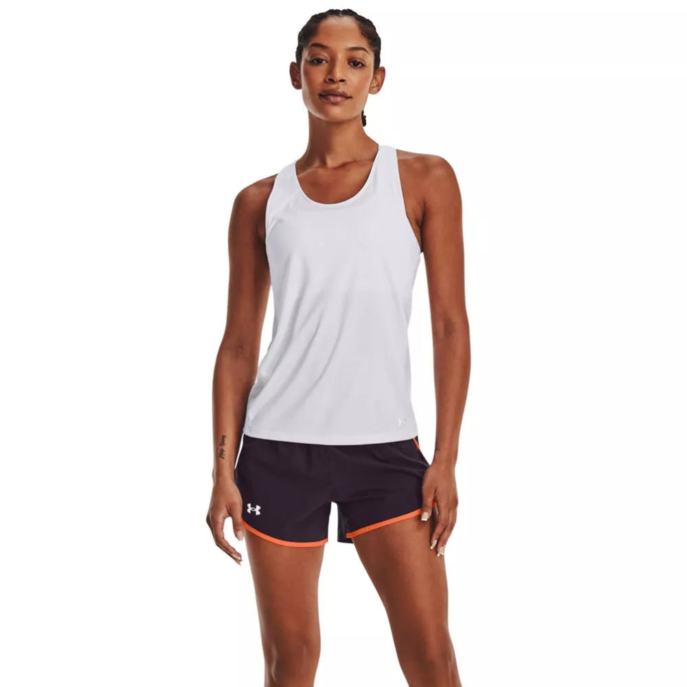 Under Armour Short Running Fly By 2.0 Para Damas Color Purple-Orange