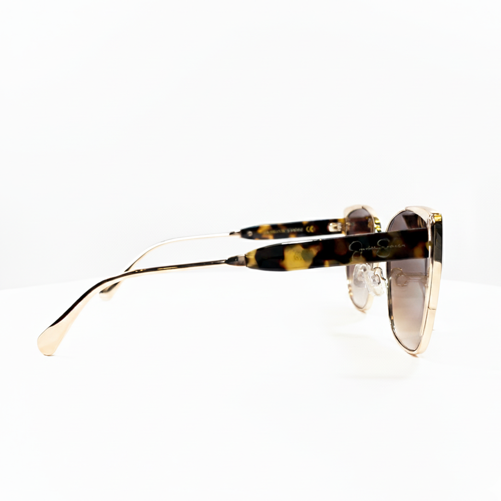 Jessica Simpsons Lentes De Sol Oversize Gold Cat