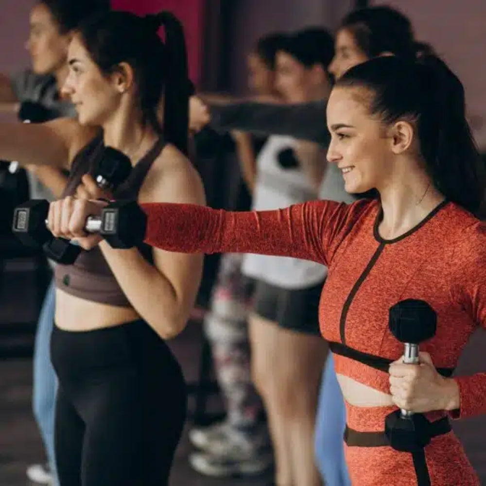 K6 Mancuerna Pesa Encauchetada Gim Hex 15Lb