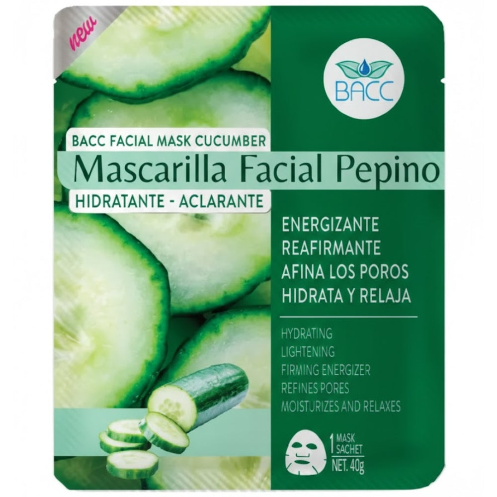 BACC Mascara Facial Pepino 40gr