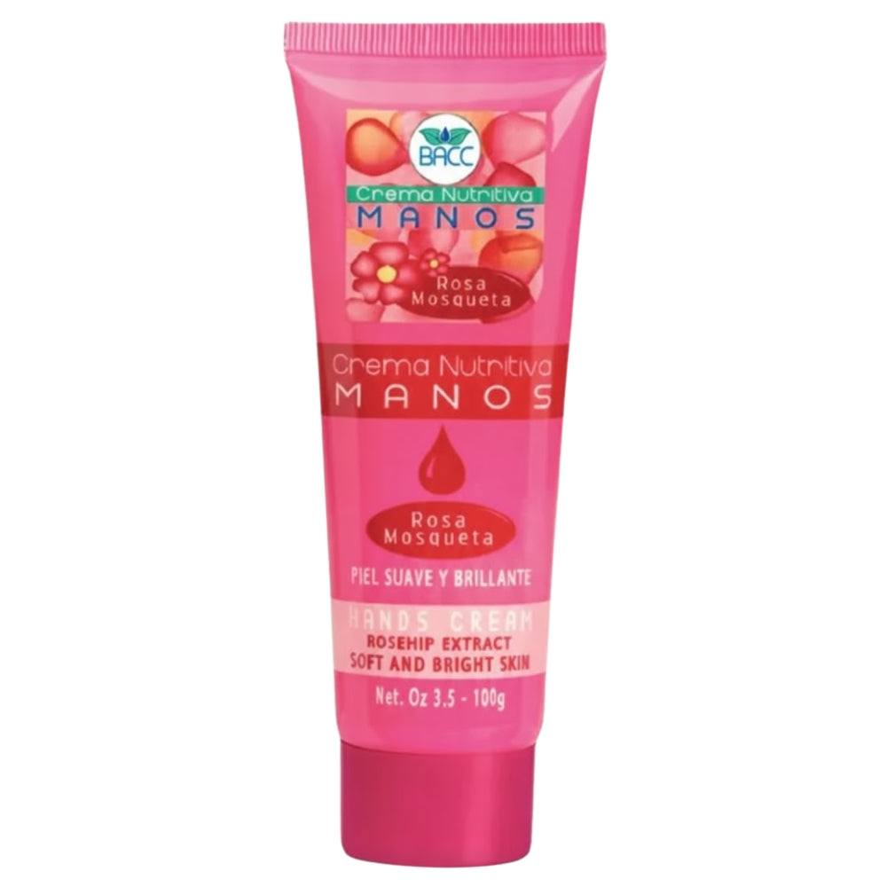BACC Crema Nutritiva De Manos Rosa Mosqueta 100gr