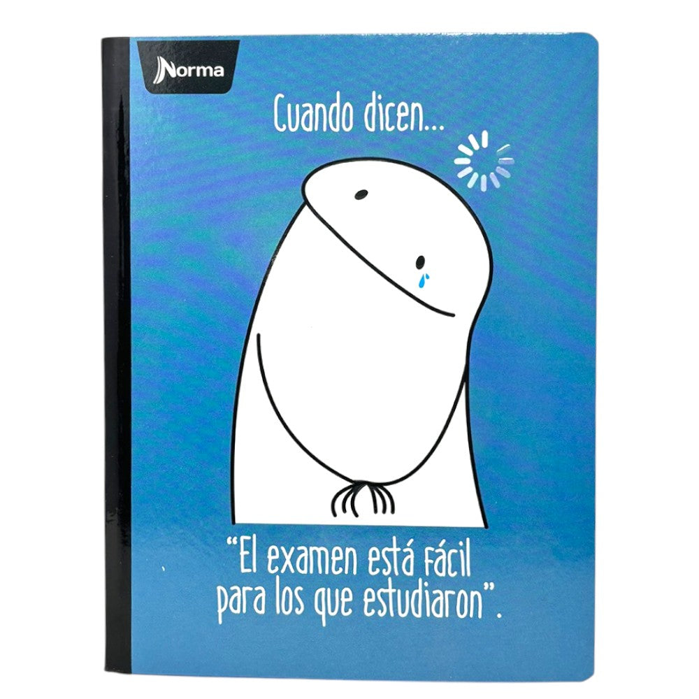 Noma Cuaderno Memes Una Linea 100 Hojas Con Stickers Diseños Surtidos