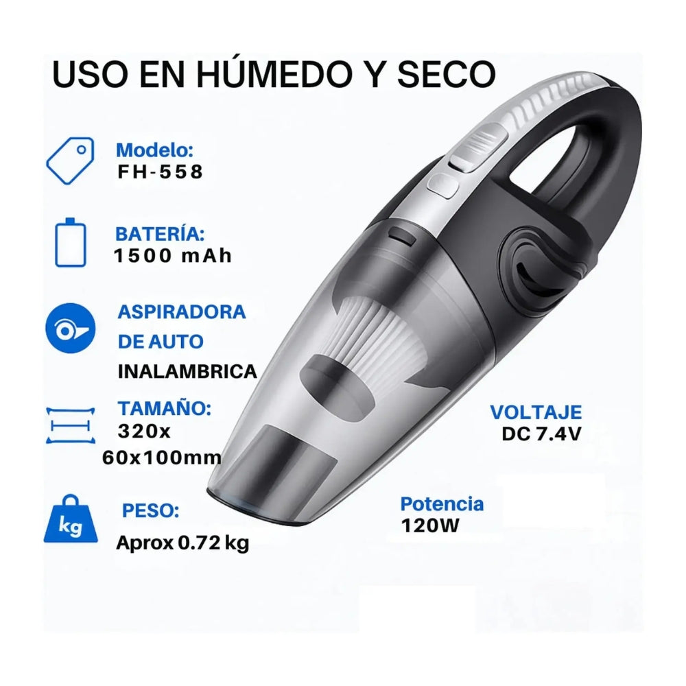 Aspiradora Inalambrica Portatil Recargable
