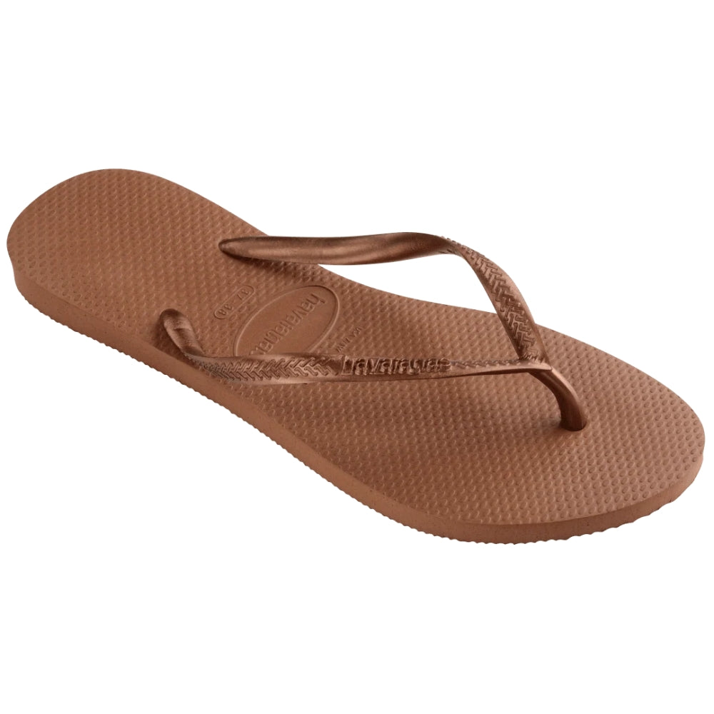 Havaianas Sandalias Flip Flop Slim Rust Metallic