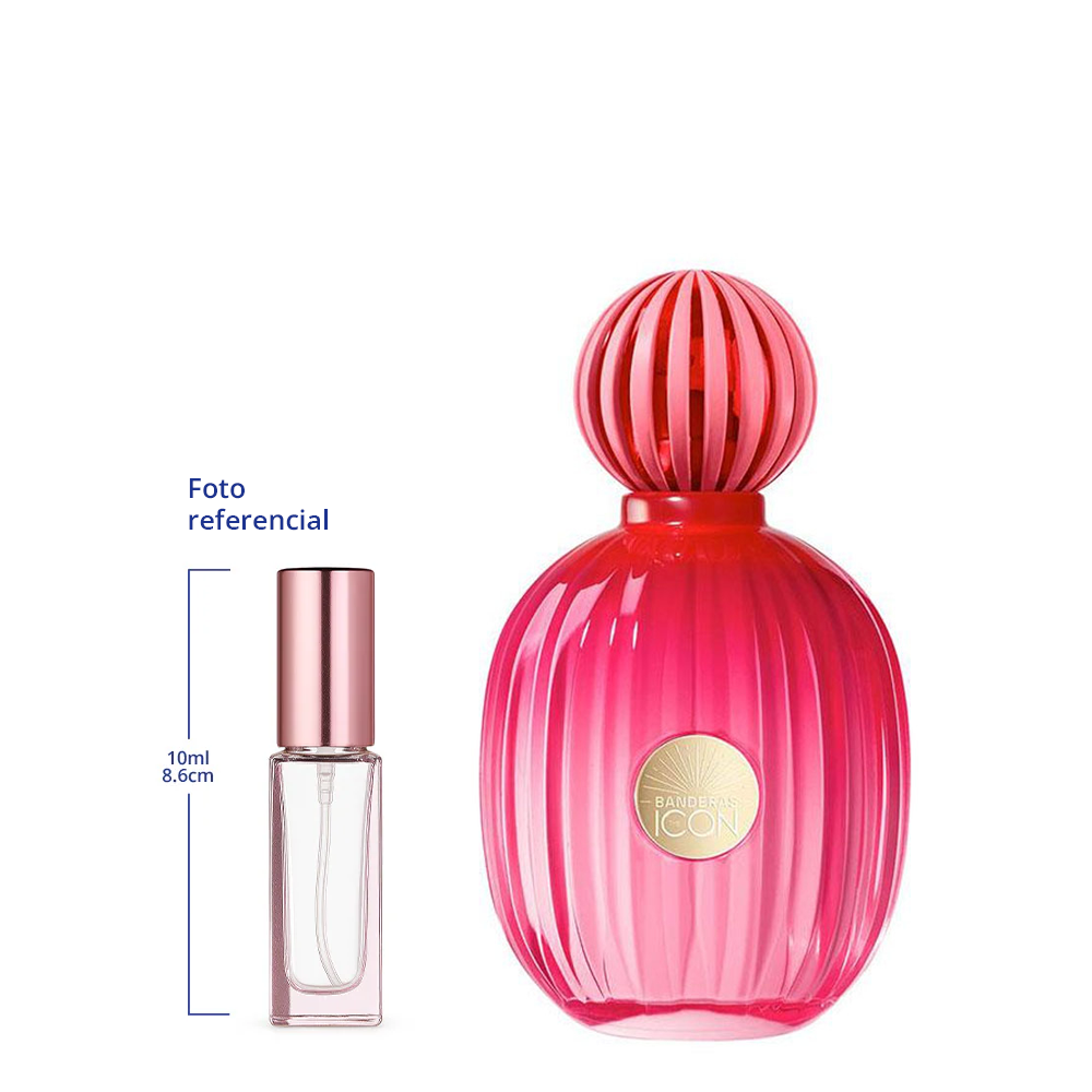 Antonio Banderas The Icon Decant Travel Size 5ml y 10ml de 75 a 150 Sprays Aprox Eau De Parfum for Women