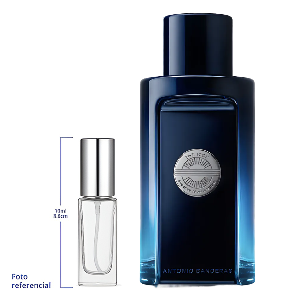 Antonio Banderas The Icon Decant Travel Size 5ml y 10ml de 75 a 150 Sprays Aprox Eau De Toilette For Men