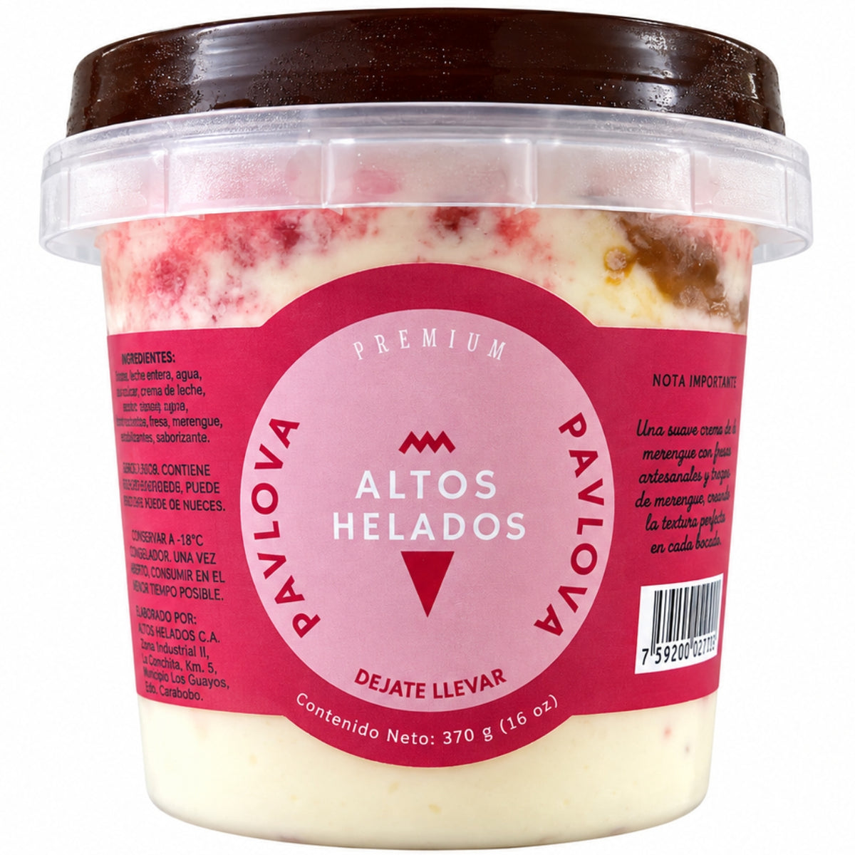 Altos Helados Sabor Pavlova 16oz