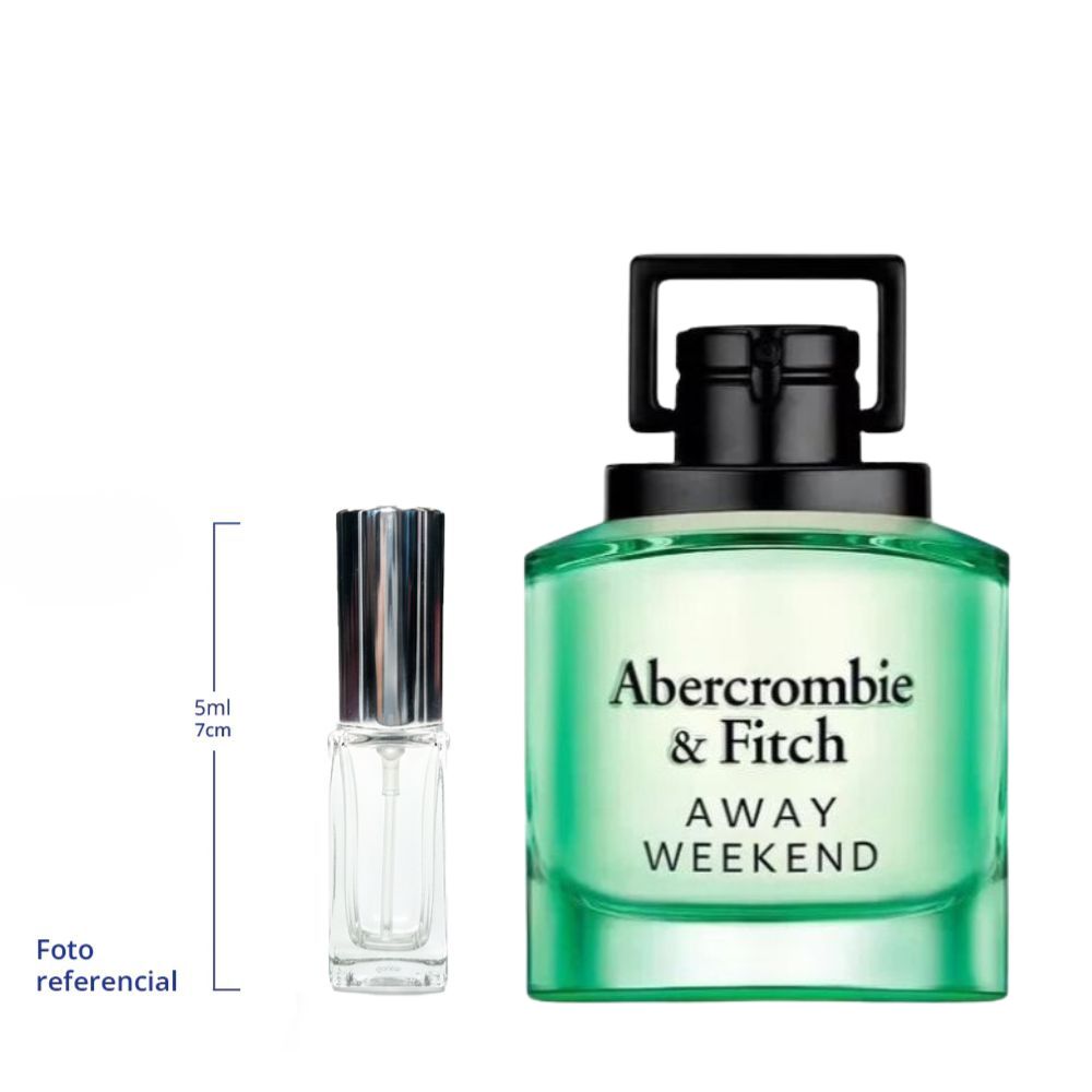 Abercrombie & Fitch Away Weekend Decant Travel Size Eau De Toilette For Men
