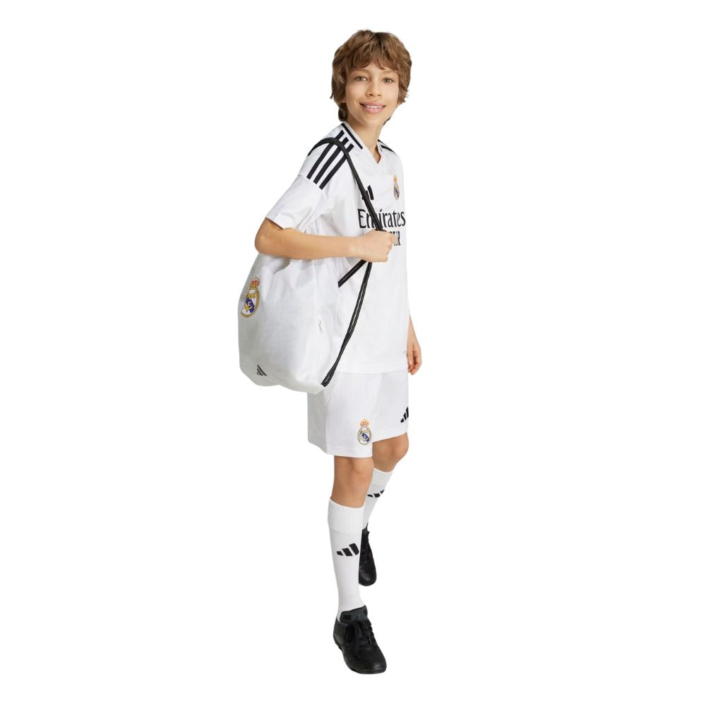 Adidas Camiseta Uniforme Local Real Madrid 24/25 White Para Niños