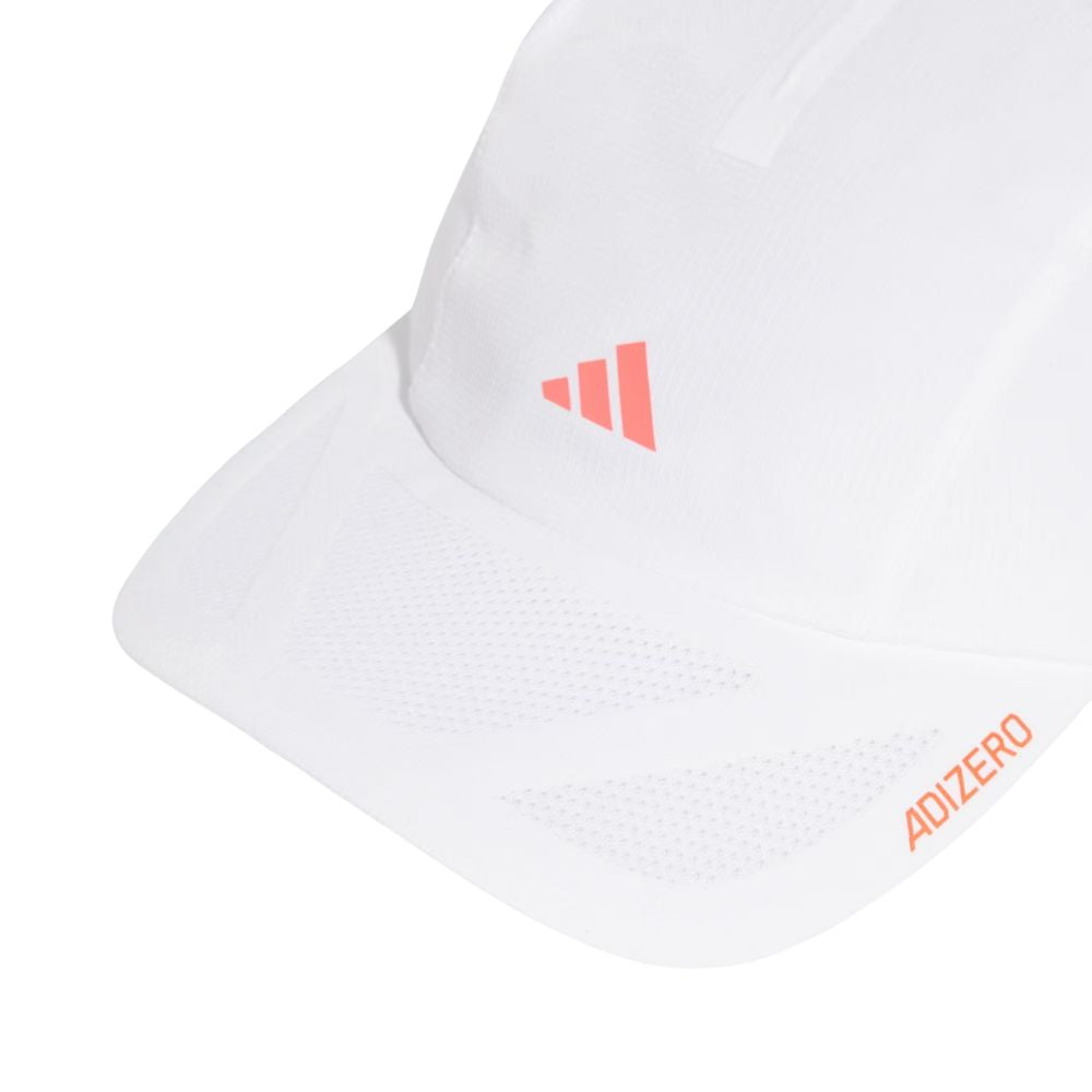 Adidas Gorra Ligera De Running Adizero Climacool White/Lucid Red