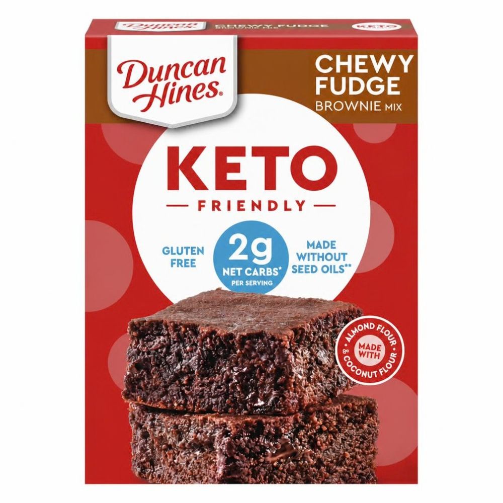 Duncan Hines Keto Friendly Chewy Fudge Brownie Mix 283.5g