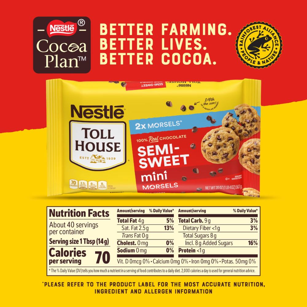 Nestle Toll House Semi Sweet Mini Norsels 567g