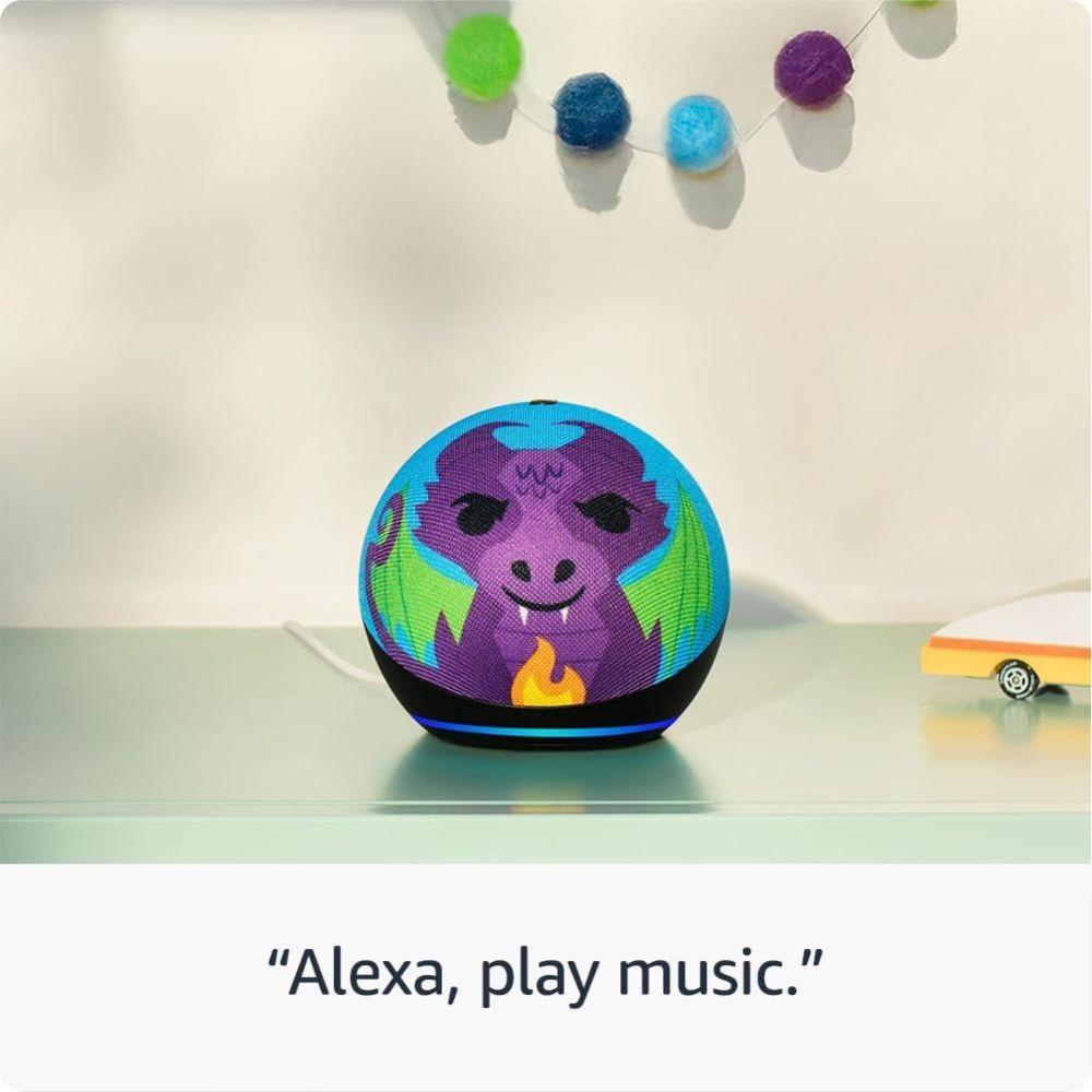 Amazon Echo Dot Kids Learn And Play With Alexa 3+