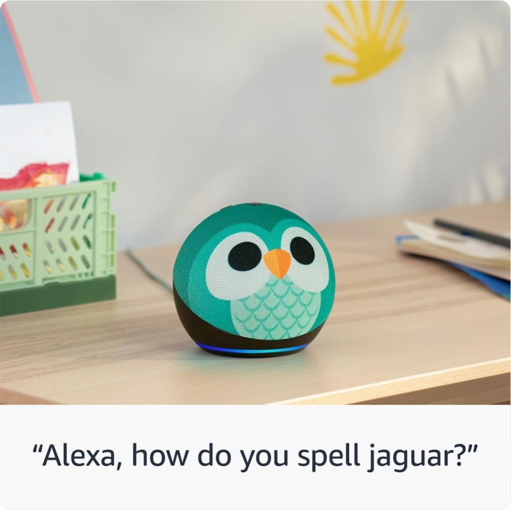 Amazon Echo Dot Kids Learn And Play With Alexa 3+