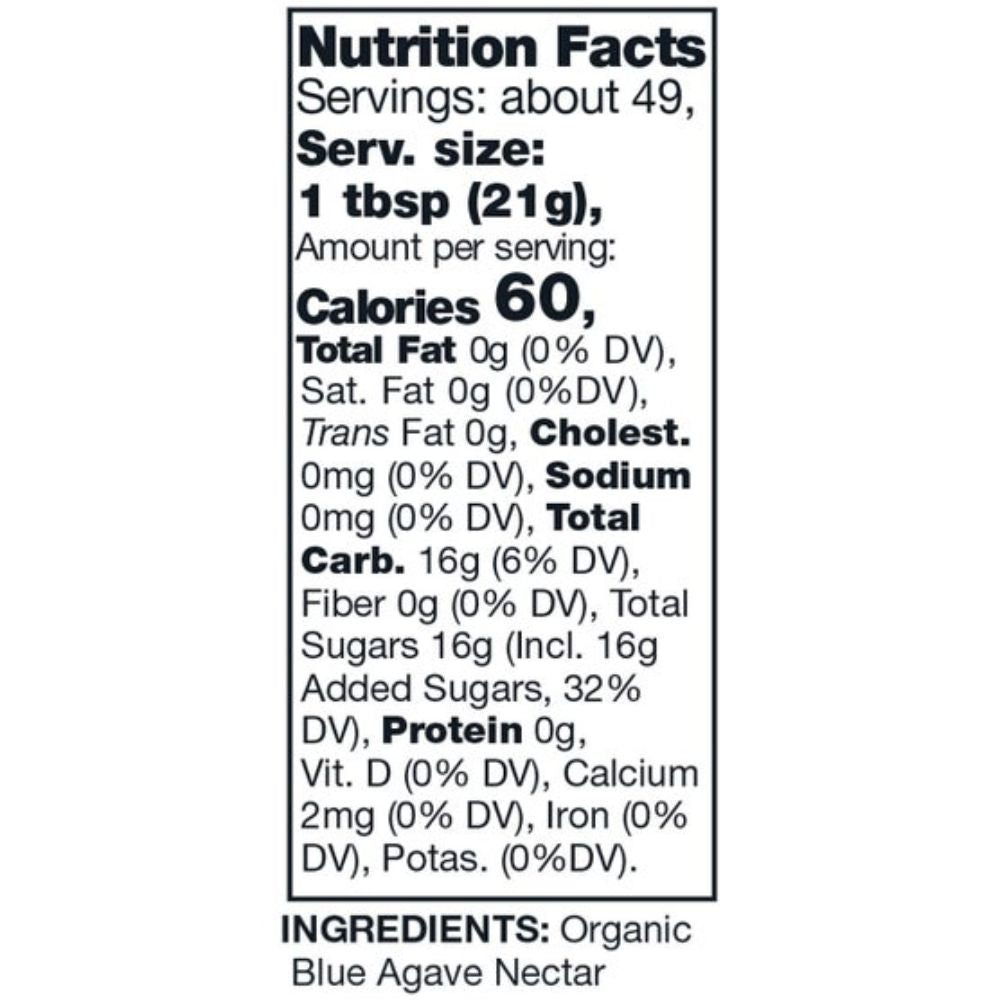 Sirope Blue Agave Kirkland Organic 1.02 kg