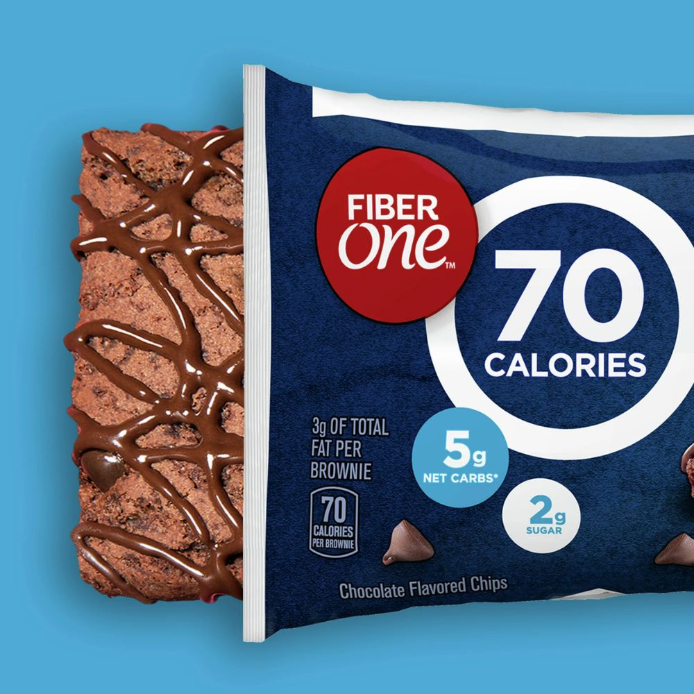 Fiber One 40 Und Brownie Chocolate Fudge Fiber One 70 Calorias 40Und 1kg