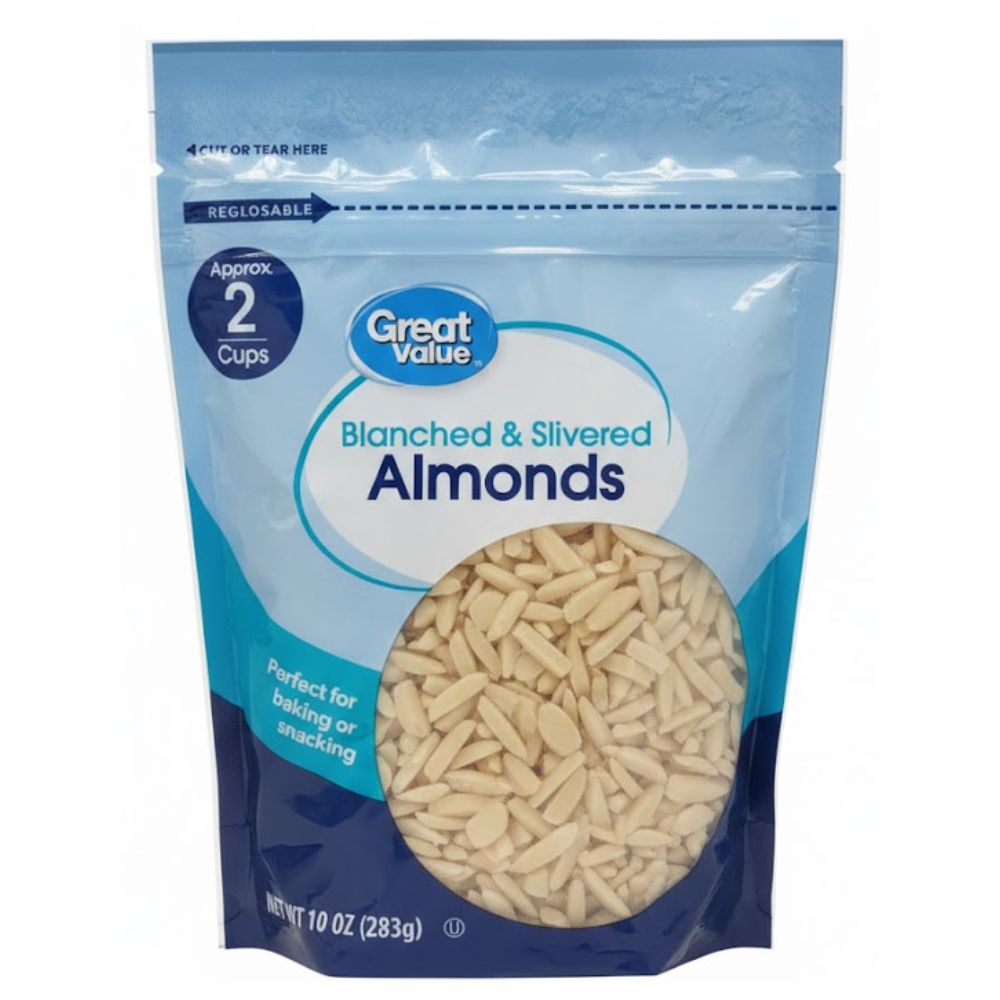 Great Value Almendras Peladas y Cortadas 283gr
