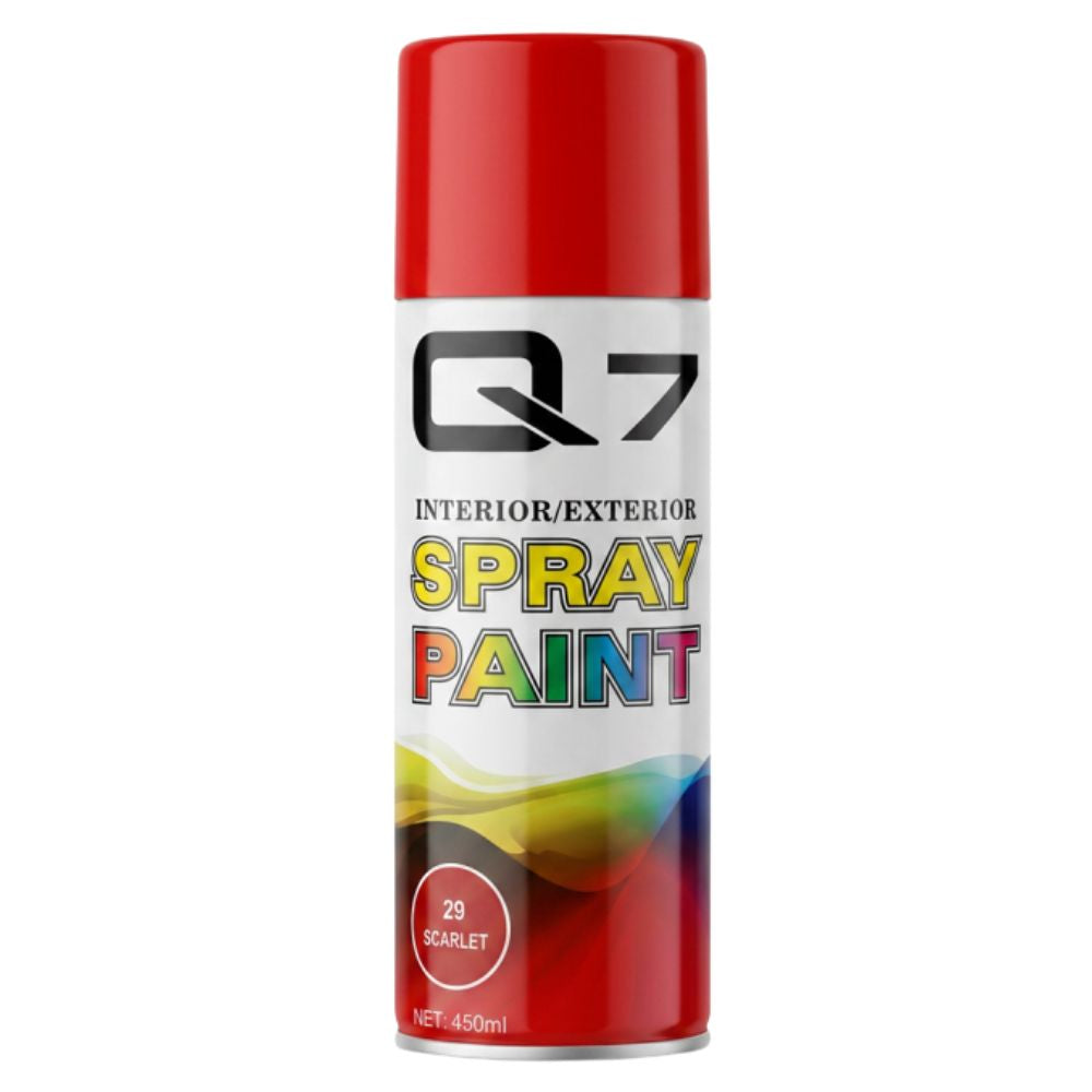 Q7 Pintura en Aerosol Spray Paint 23 Rojo Ocuro 450ml