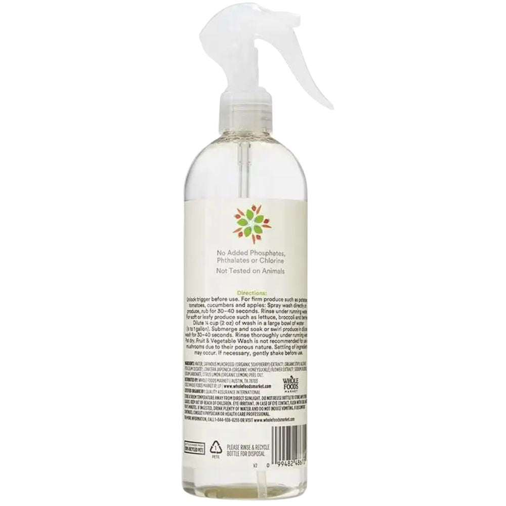 365 Whole Foods Market Organic Fruit & Vegetable Wash 473 ml