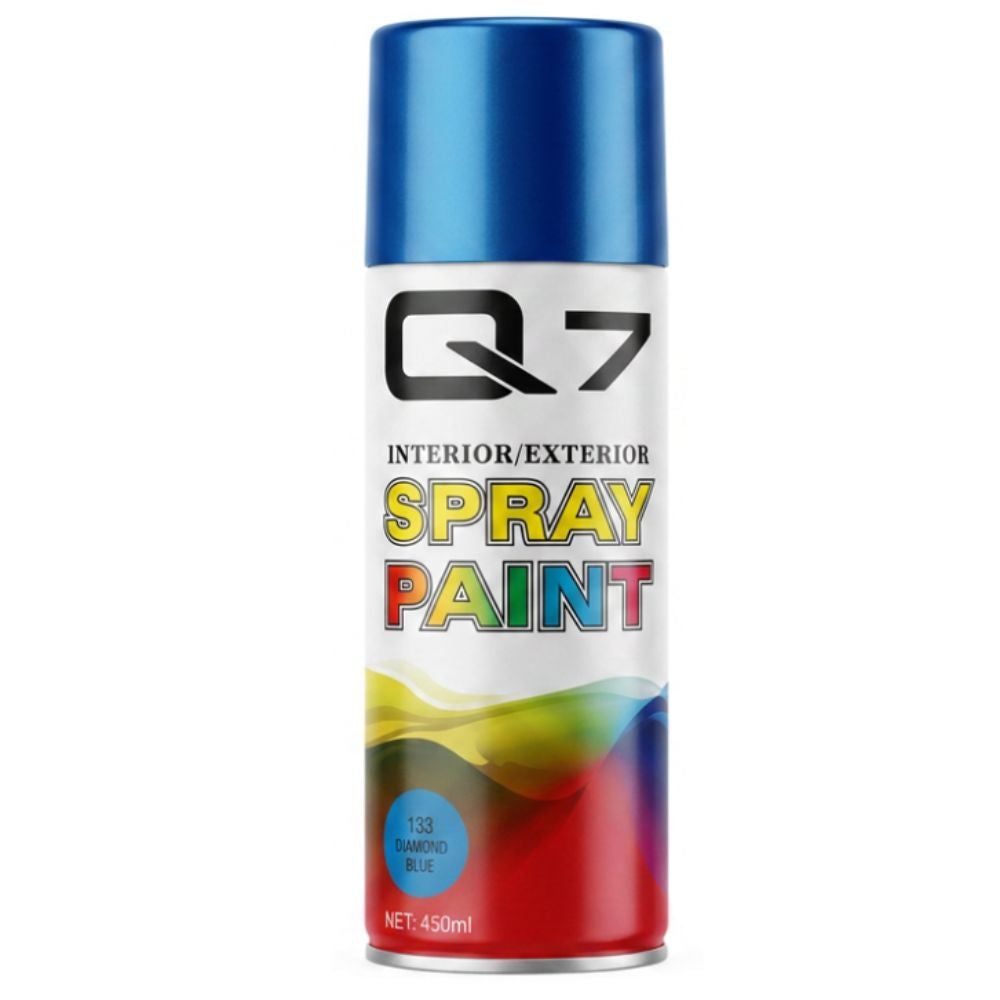 Q7 Pintura en Aerosol Spray Paint 133 Azul Oscuro 450ml
