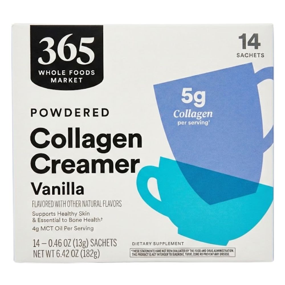 365 Whole Foods Market Organic Powdered Collagen Creamer Vanilla 14 Und