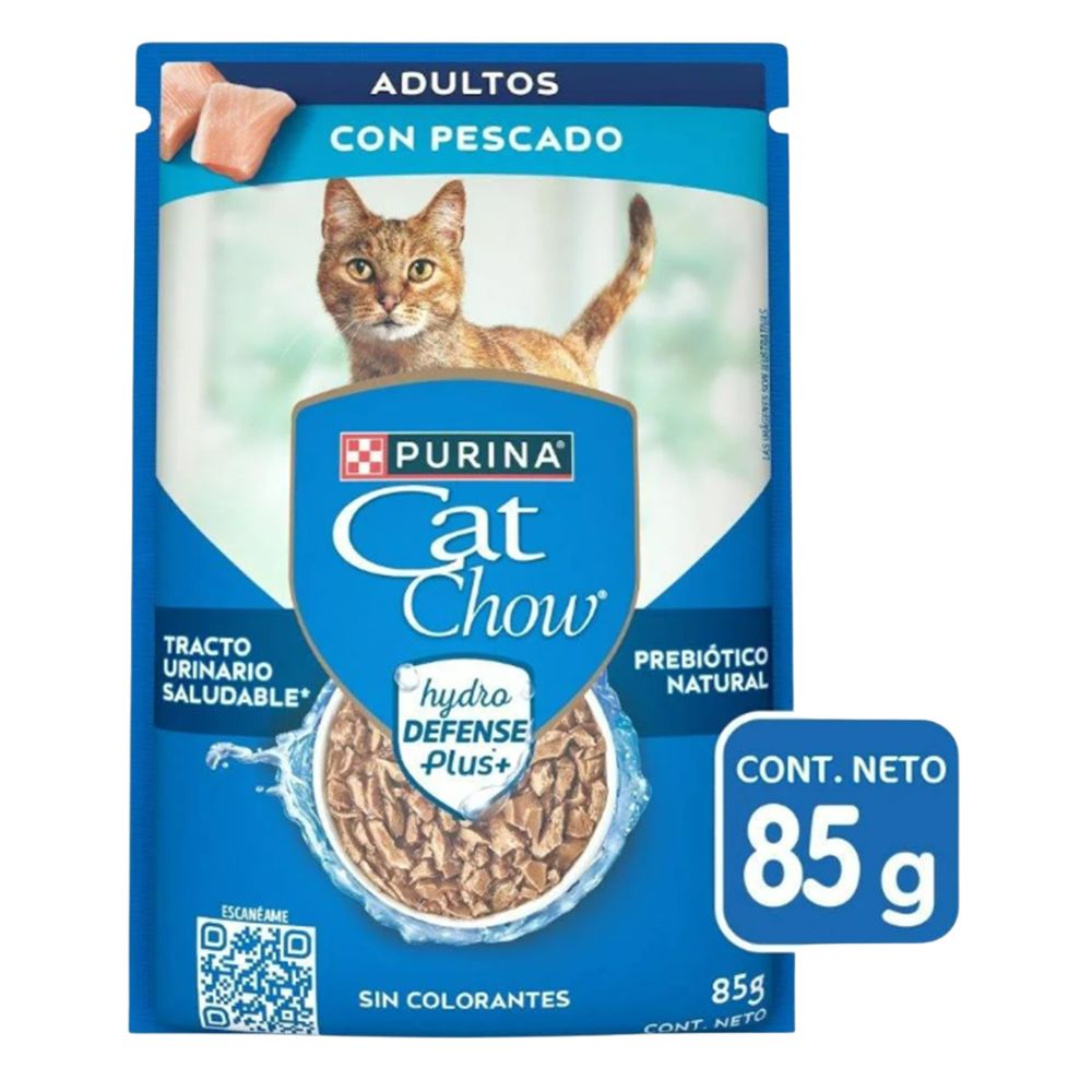Cat Chow Gatos  Adulto Pescado 85g