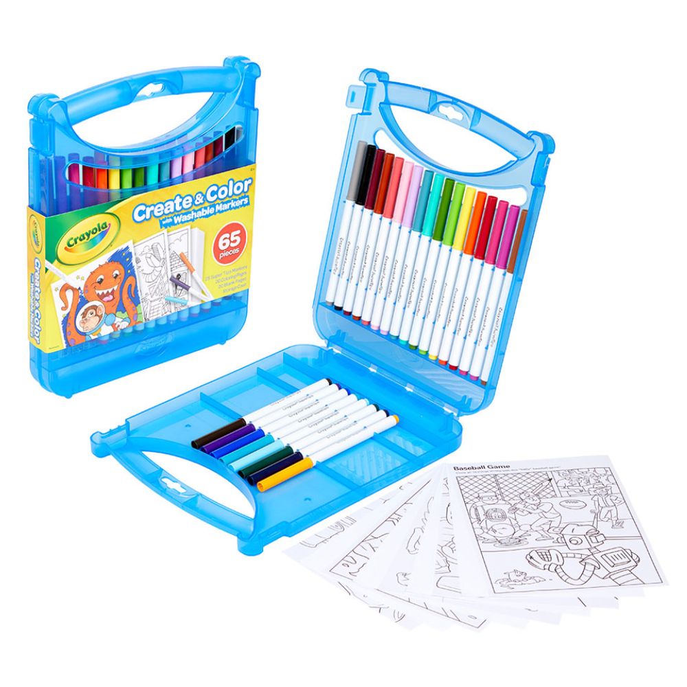 Crayola Create & Color Supertips Set 4+