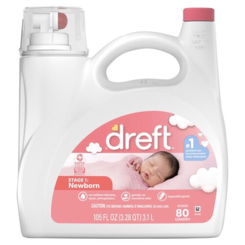 Dreft Detergente Líquido Para Bebes Recien Nacidos Stage 1: New Born 3.1 Lt