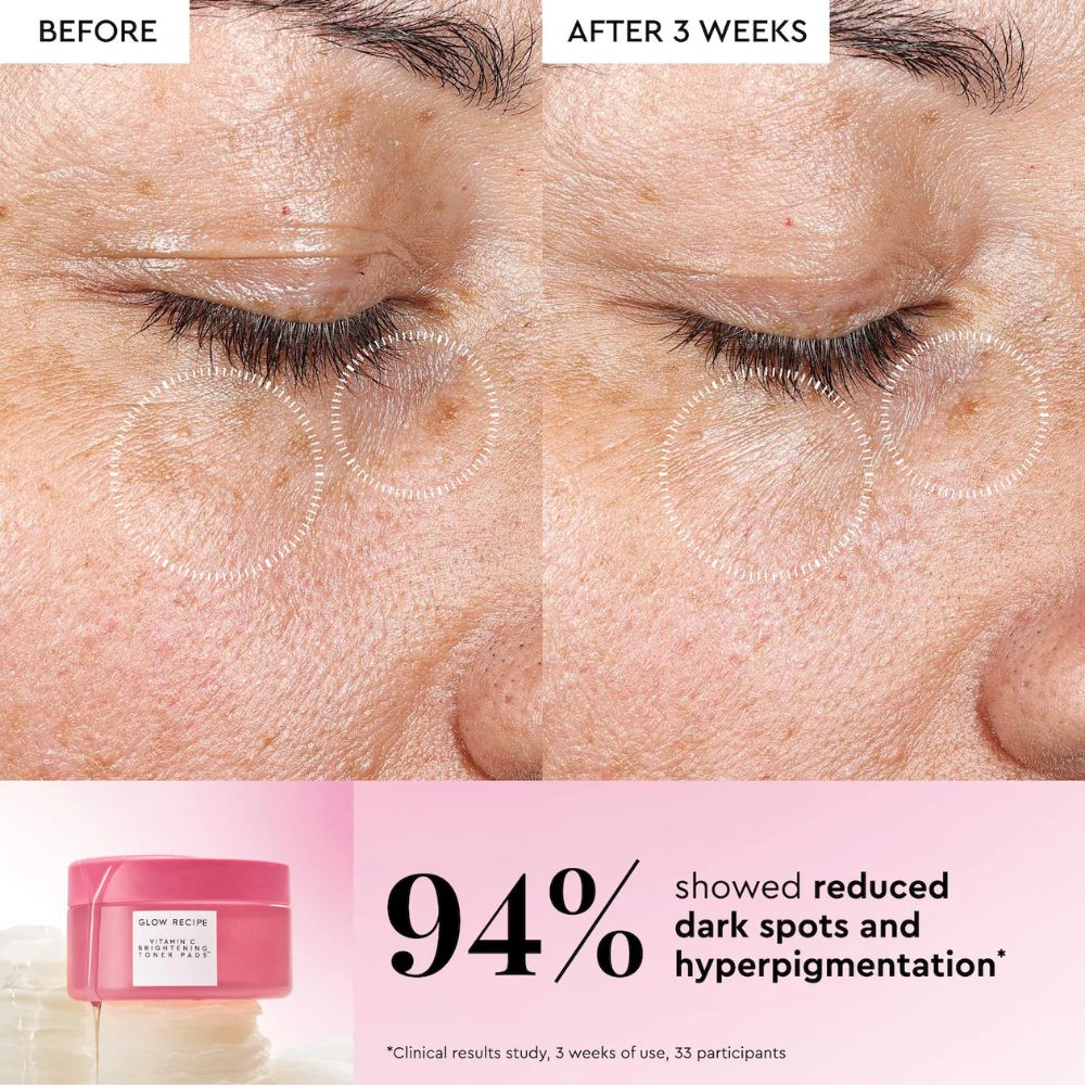 Glow Recipe Vitamin C Brightening Toner Pads 60 Pads